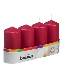 Traditional Pillar 100/50 (10 trays of 4) Wine Red