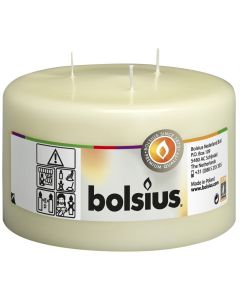 3 Wicked Pillar candles 100/150 (6's) Ivory