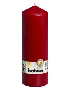 Traditional Pillar 200/70 (8's) Wine Red